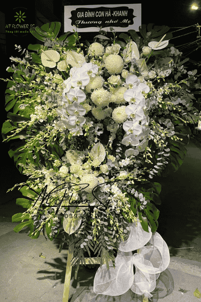 Cách Viết Nội Dung Kính Viếng Trên Vòng Hoa Tang